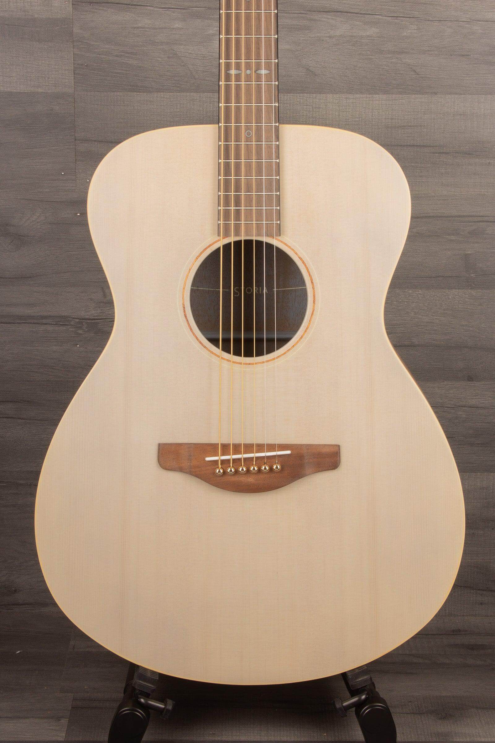 Yamaha Storia I Acoustic Guitar, Off-White - MusicStreet