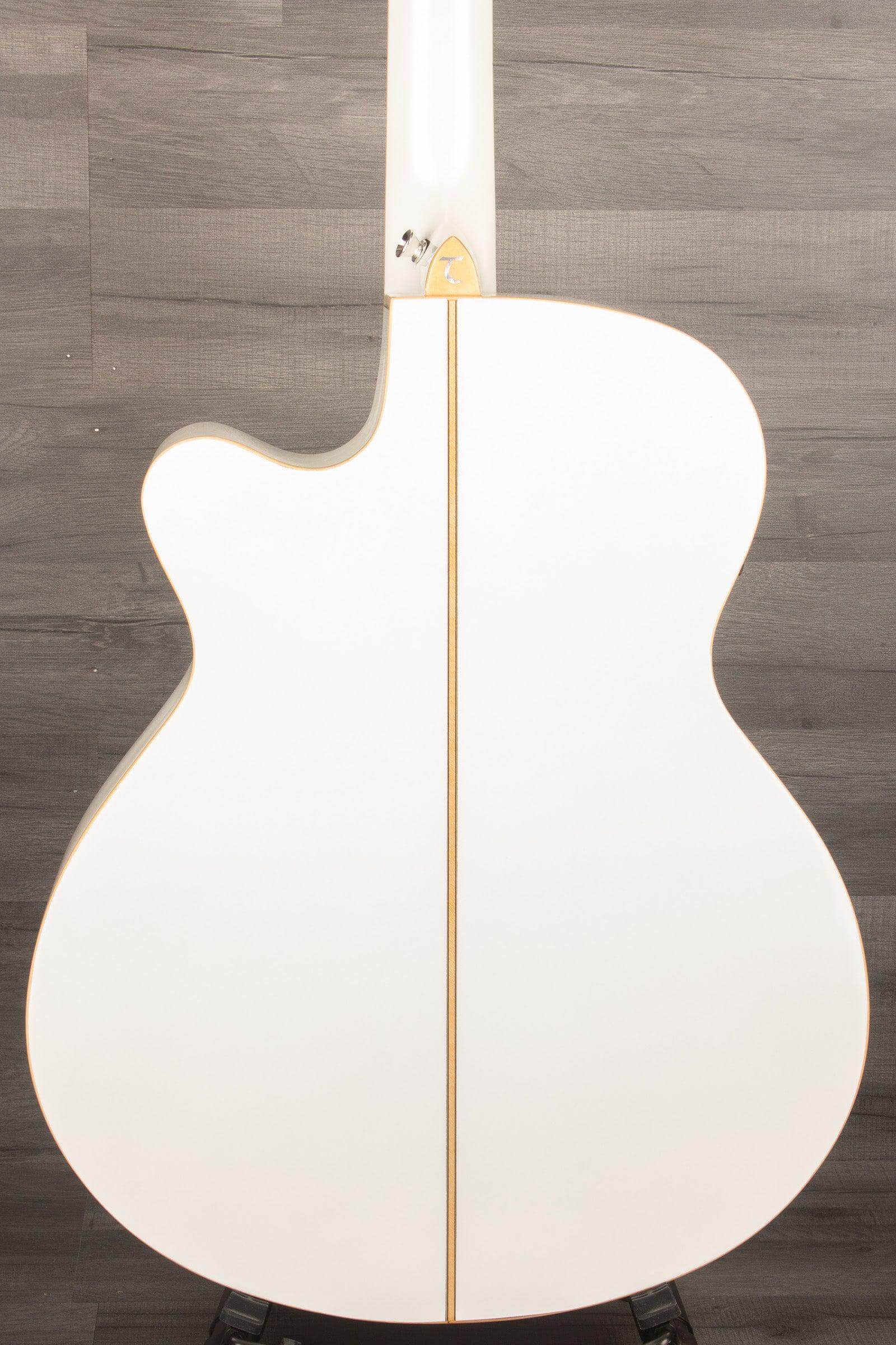 Tanglewood TW4 BLW Super Folk Electro-Acoustic, Whitsunday White Gloss