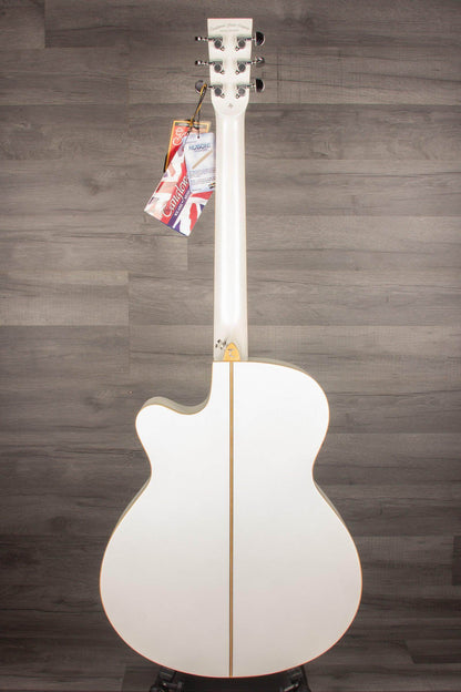 Tanglewood TW4 BLW Super Folk Electro-Acoustic, Whitsunday White Gloss