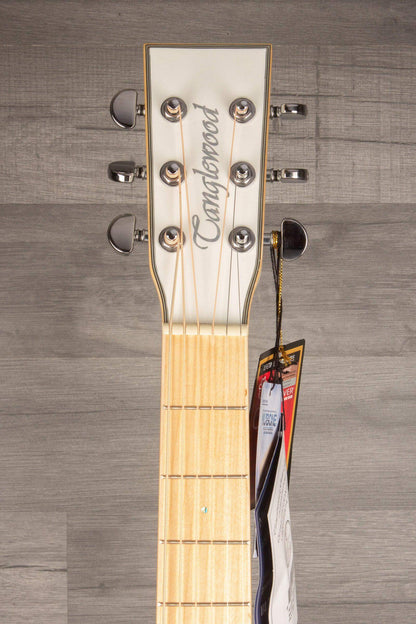 Tanglewood TW4 BLW Super Folk Electro-Acoustic, Whitsunday White Gloss