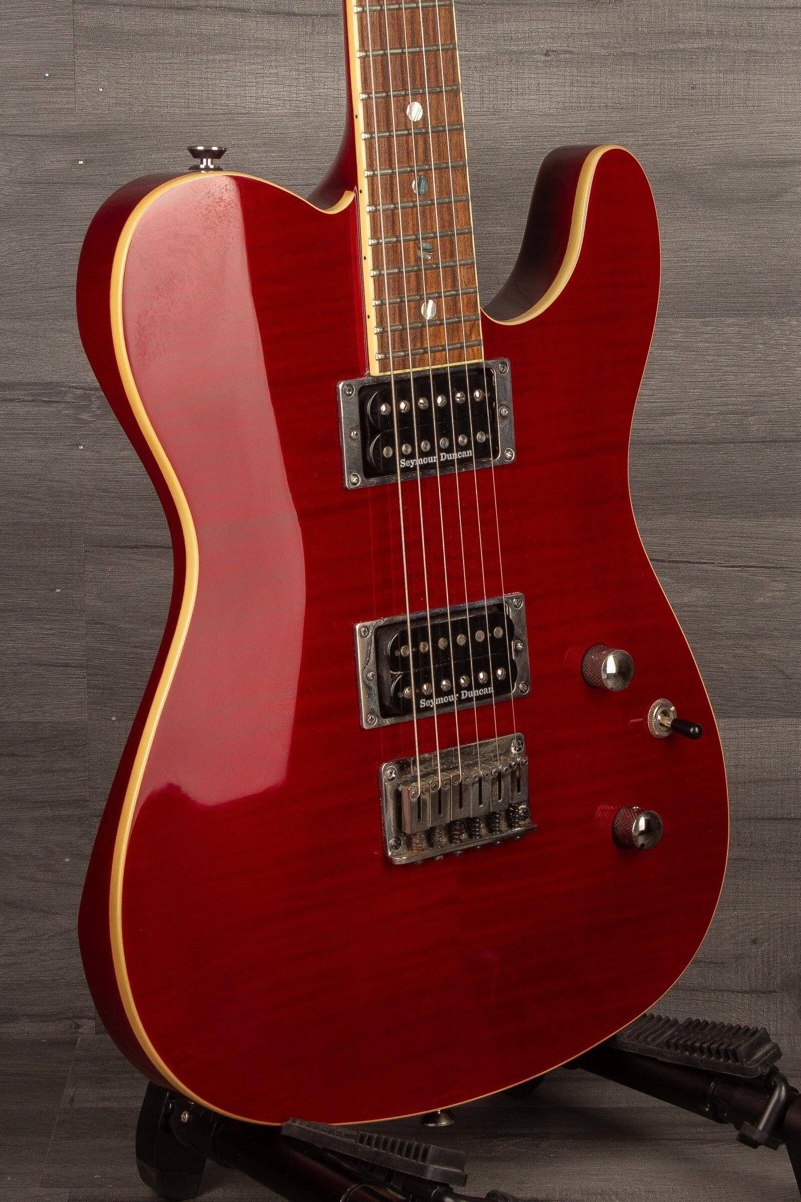 USED - Fender Special Edition Custom Telecaster FMT HH - Crimson Red Transparent