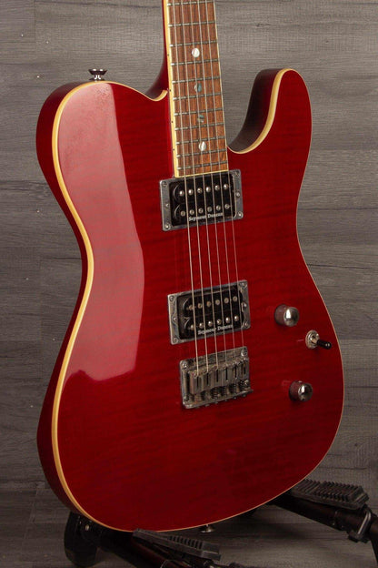 USED - Fender Special Edition Custom Telecaster FMT HH - Crimson Red Transparent