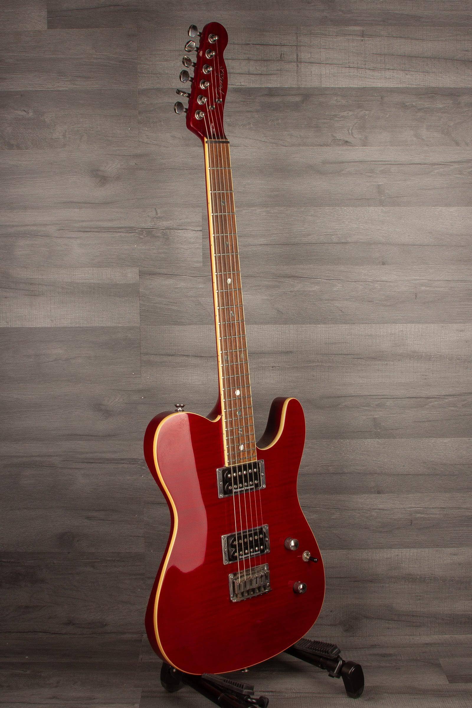 USED - Fender Special Edition Custom Telecaster FMT HH - Crimson Red Transparent