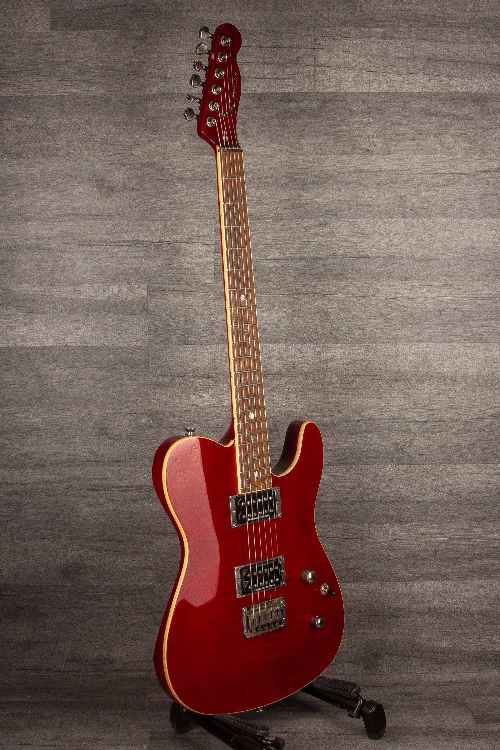 USED - Fender Special Edition Custom Telecaster FMT HH - Crimson Red Transparent - MusicStreet