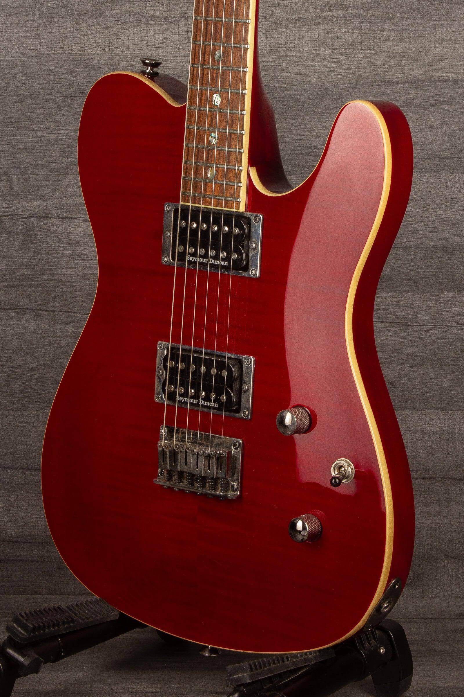 USED - Fender Special Edition Custom Telecaster FMT HH - Crimson Red Transparent - MusicStreet