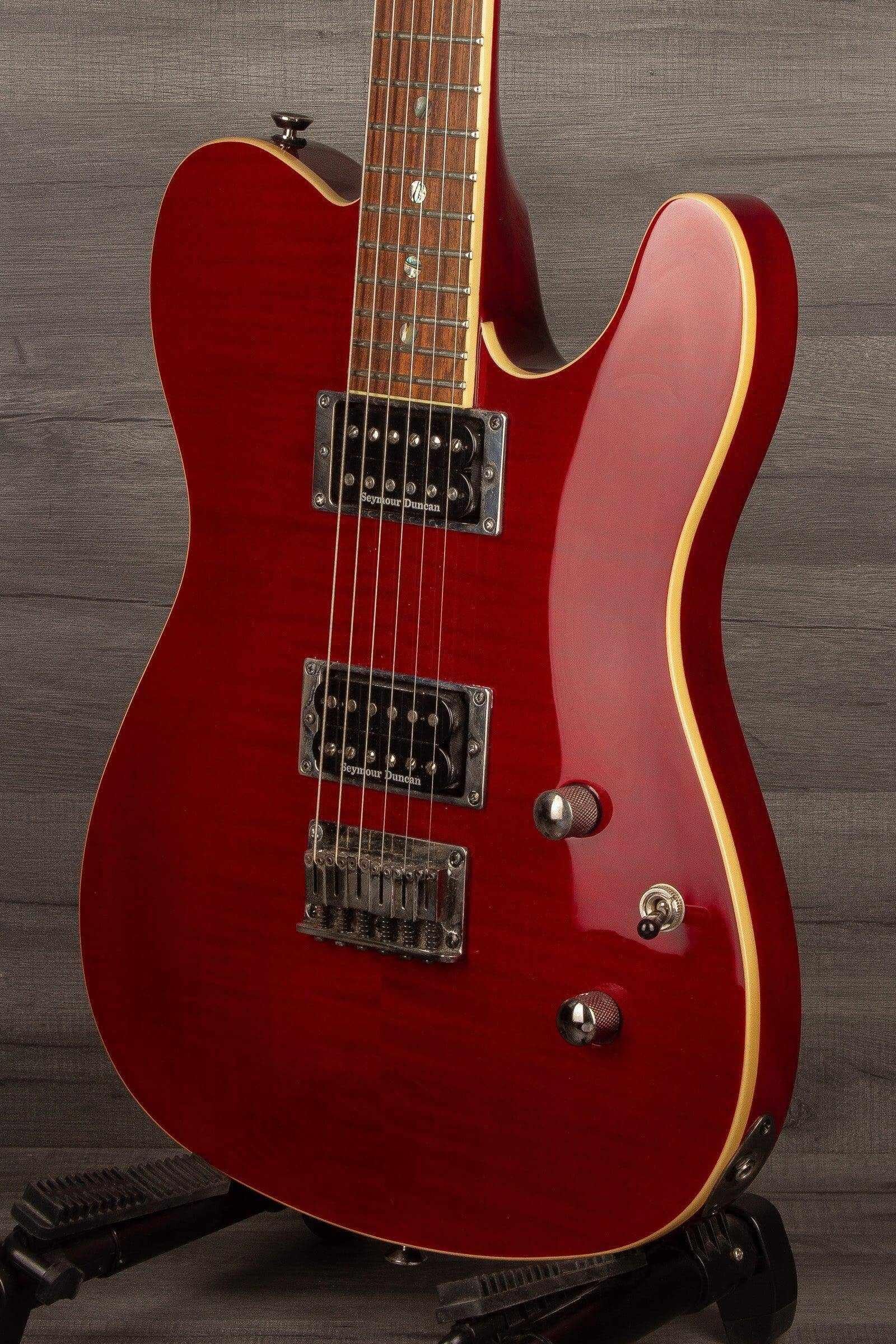 USED - Fender Special Edition Custom Telecaster FMT HH - Crimson Red Transparent