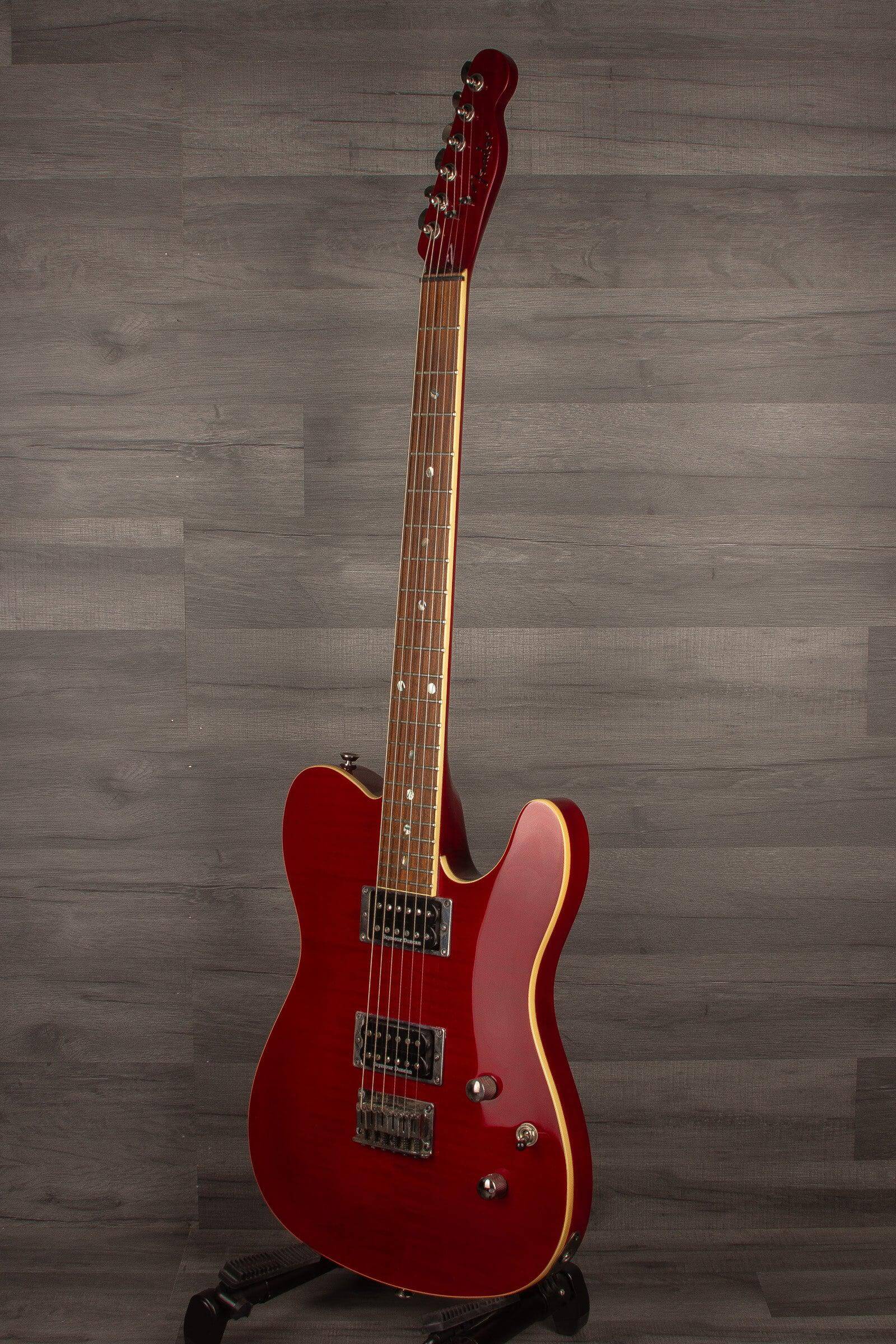 USED - Fender Special Edition Custom Telecaster FMT HH - Crimson Red Transparent - MusicStreet