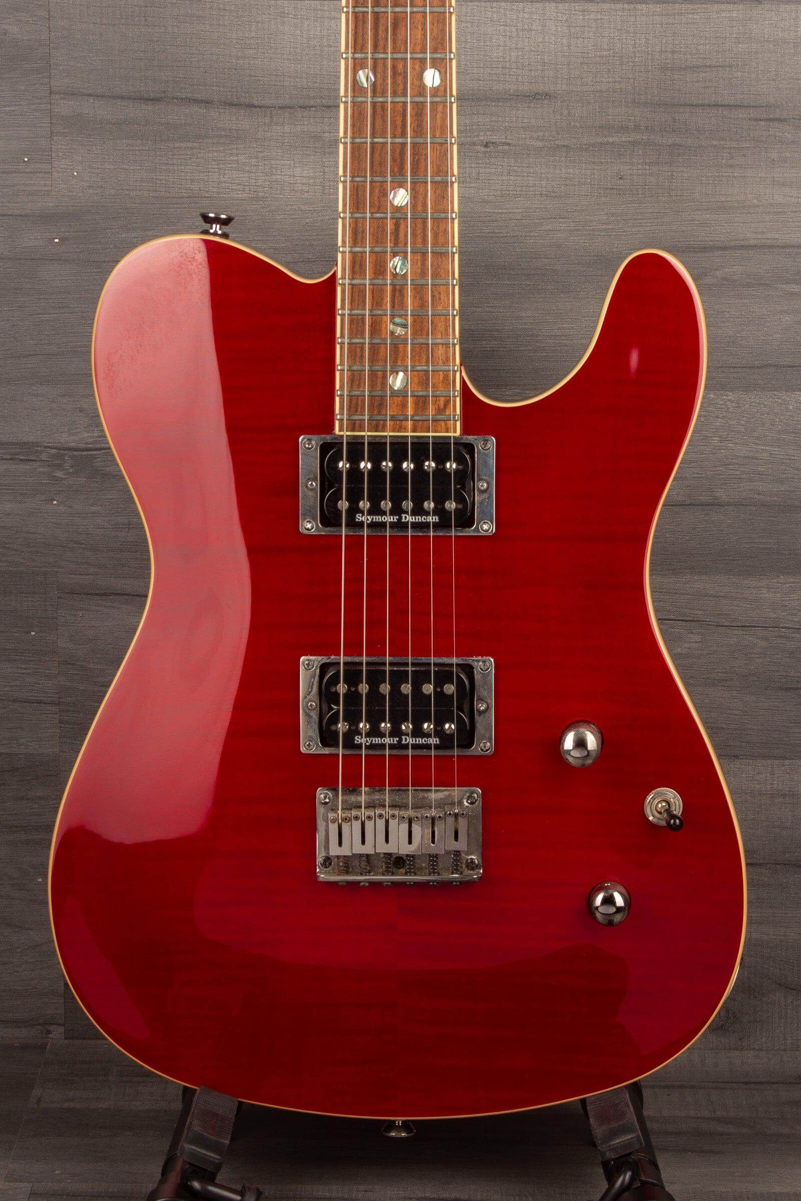 USED - Fender Special Edition Custom Telecaster FMT HH - Crimson Red Transparent