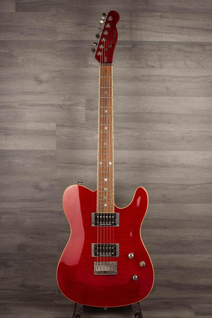 USED - Fender Special Edition Custom Telecaster FMT HH - Crimson Red Transparent