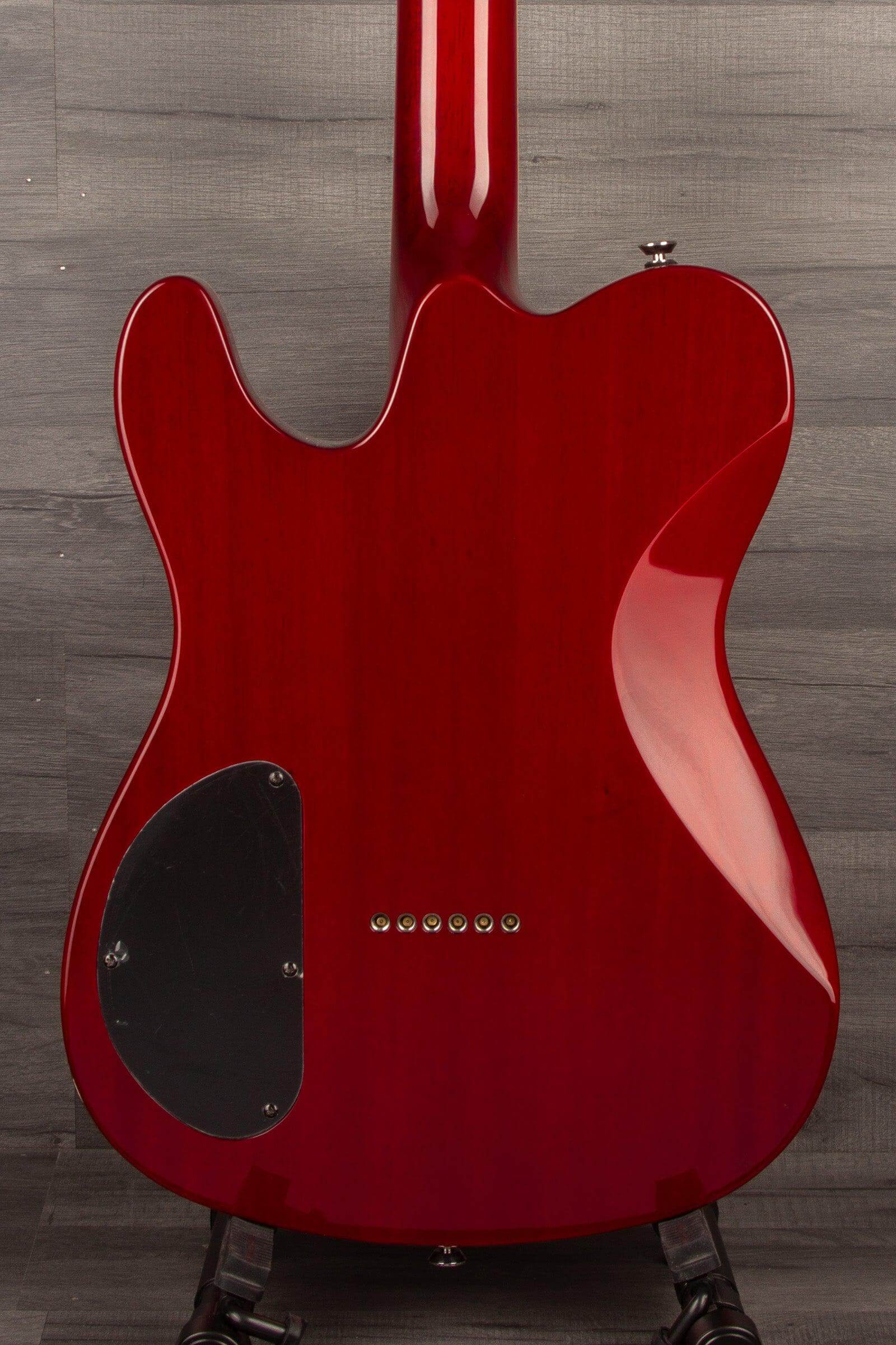 USED - Fender Special Edition Custom Telecaster FMT HH - Crimson Red Transparent - MusicStreet