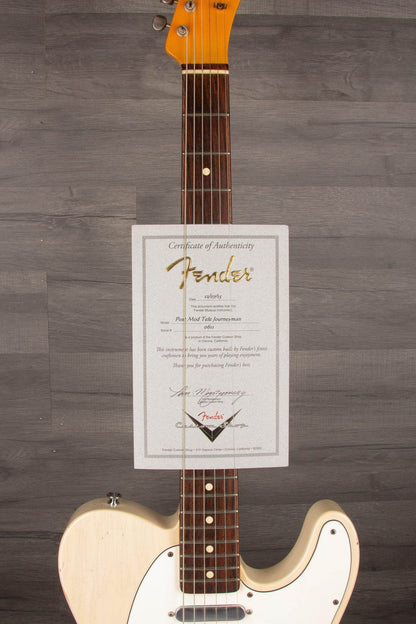 USED - Fender Custom Shop Journeyman Relic Post modern Telecaster - Aged White Blonde