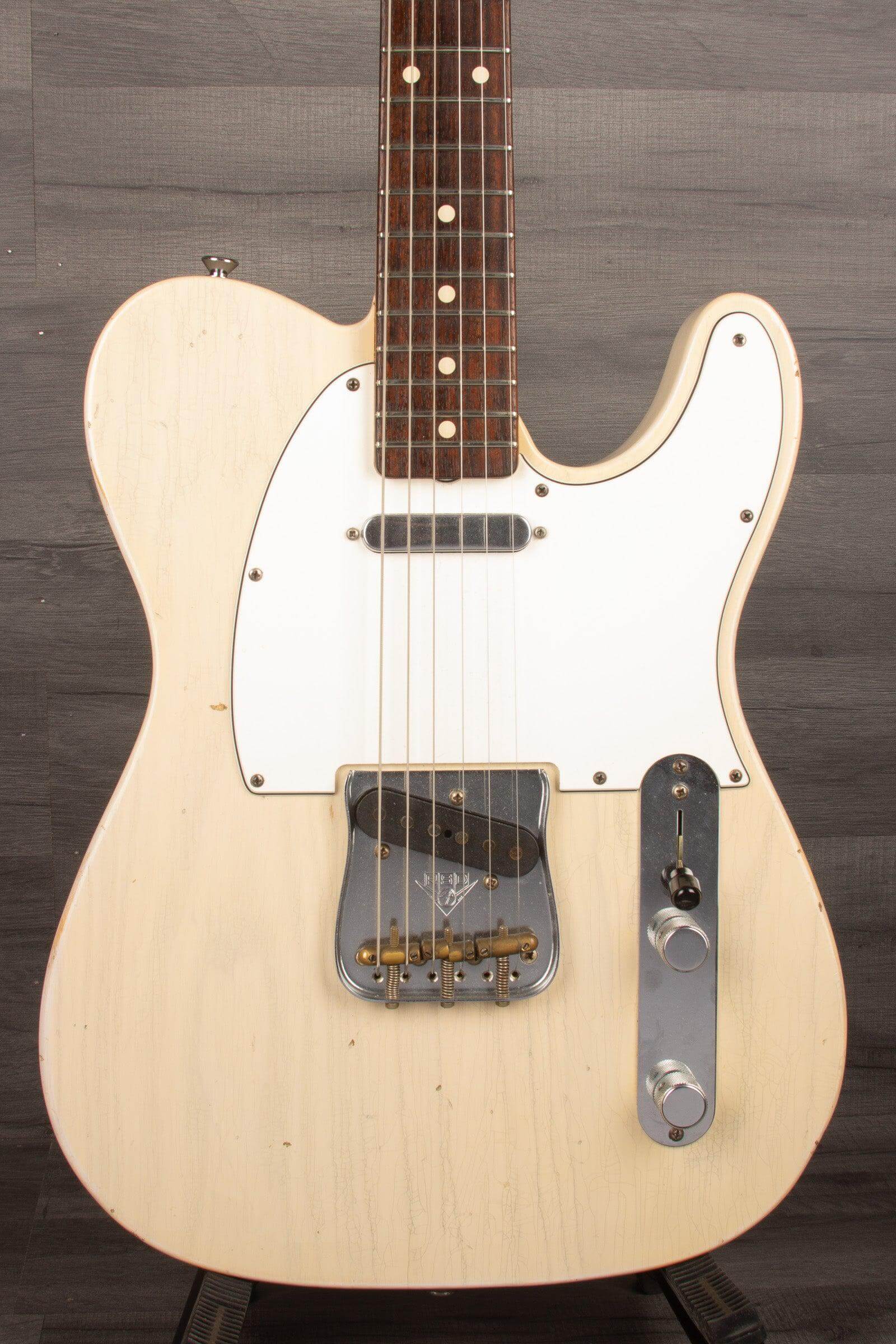 USED - Fender Custom Shop Journeyman Relic Post modern Telecaster - Aged White Blonde