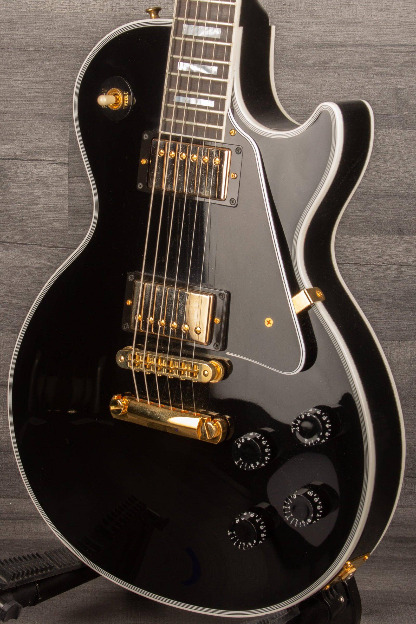 USED - Gibson Custom Shop Les Paul Custom Gloss Black - MusicStreet