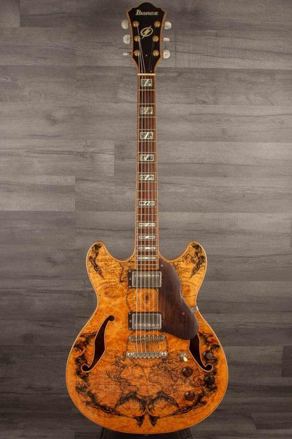 Ibanez A103BM Exotic Explorer Map Design, Limited edition including hard case