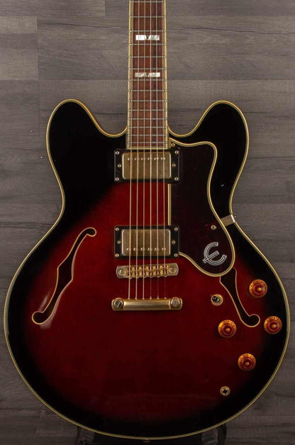 USED - Epiphone Sheraton II Violin Burst (Samick factory) '96
