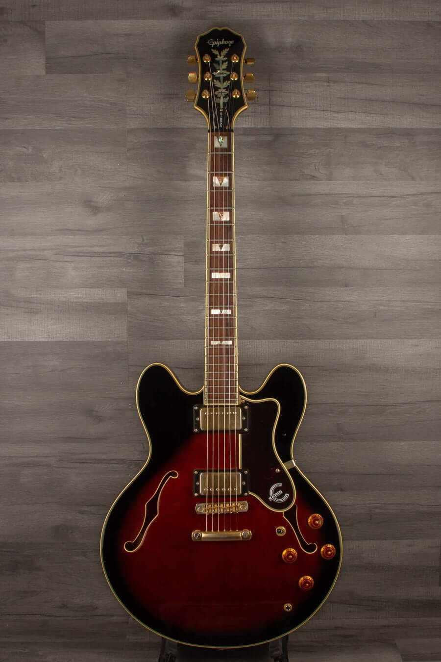 USED - Epiphone Sheraton II Violin Burst (Samick factory) '96