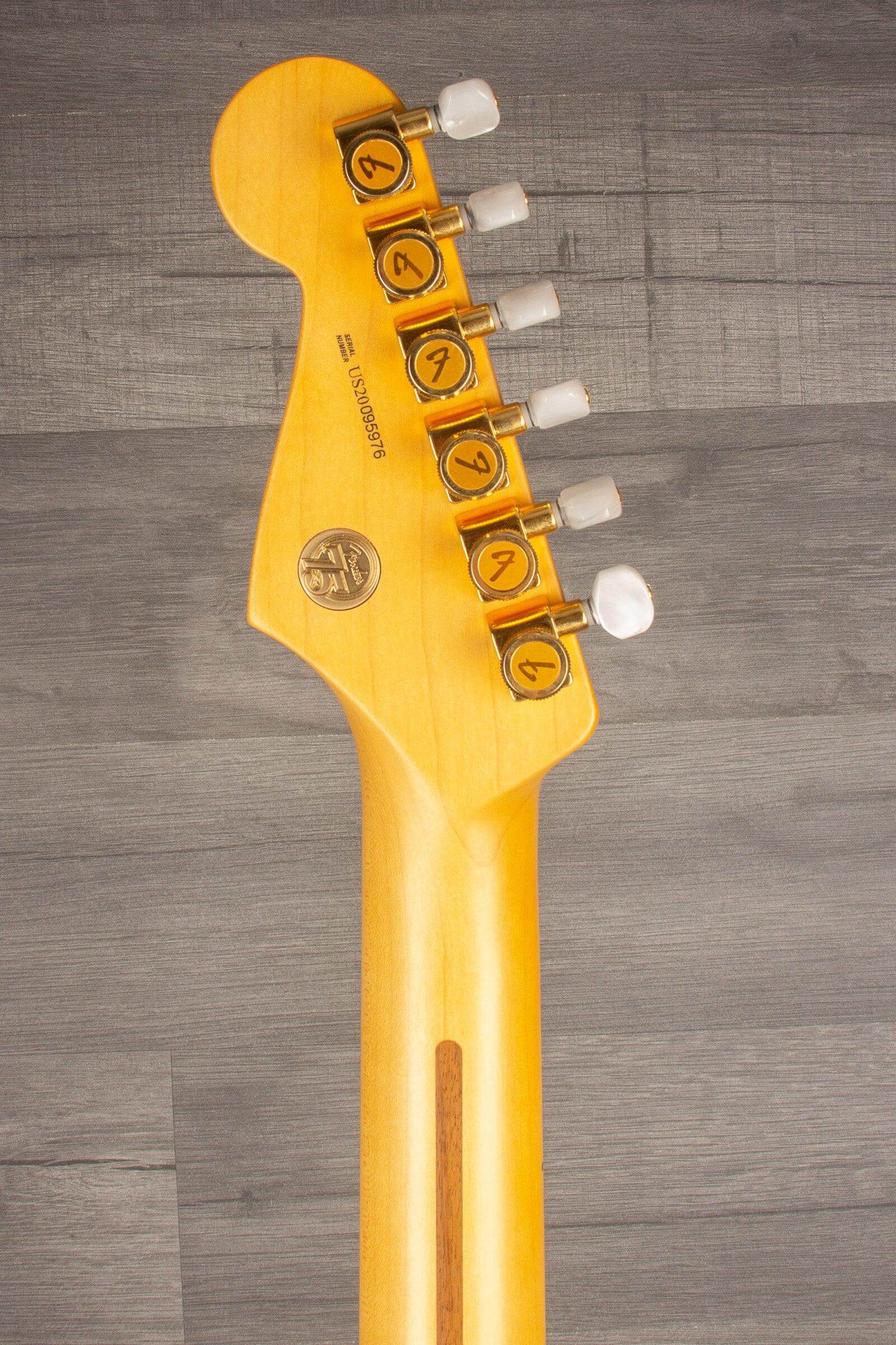 USED - Fender 75th Anniversary Commemorative Stratocaster 2-Colour Bourbon Burst