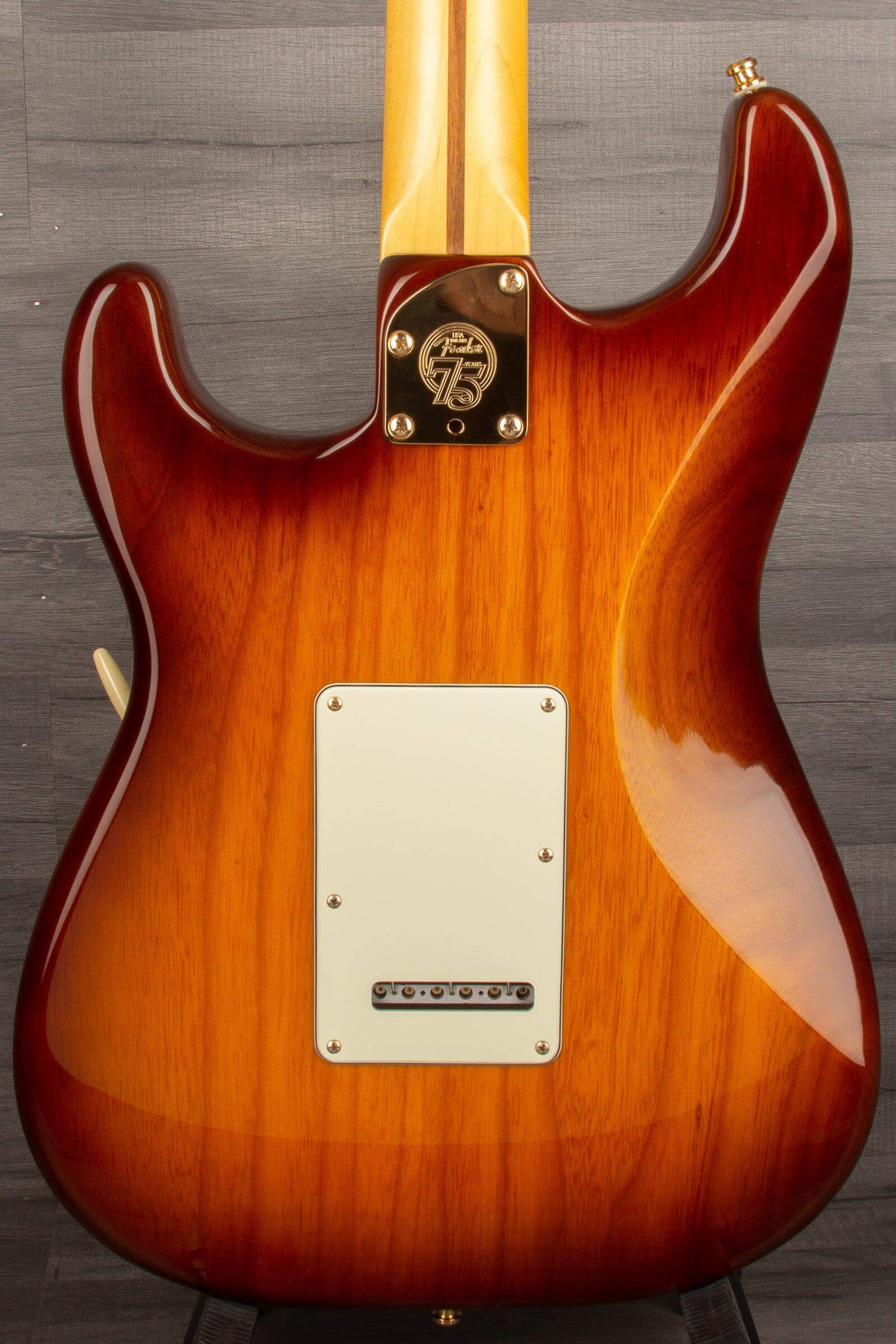 USED - Fender 75th Anniversary Commemorative Stratocaster 2-Colour Bourbon Burst