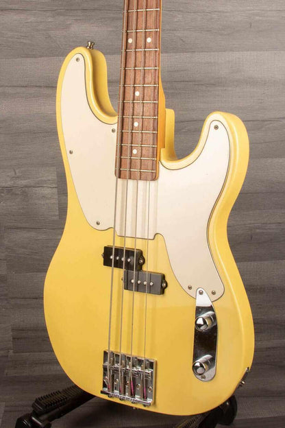 USED - Fender Mike Dirnt Artist Series Signature Precision Bass Guitar - Blonde - 2004