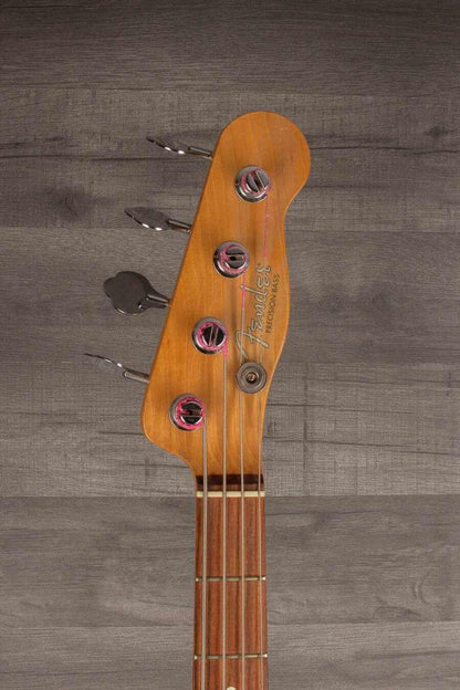 USED - Fender Mike Dirnt Artist Series Signature Precision Bass Guitar - Blonde - 2004