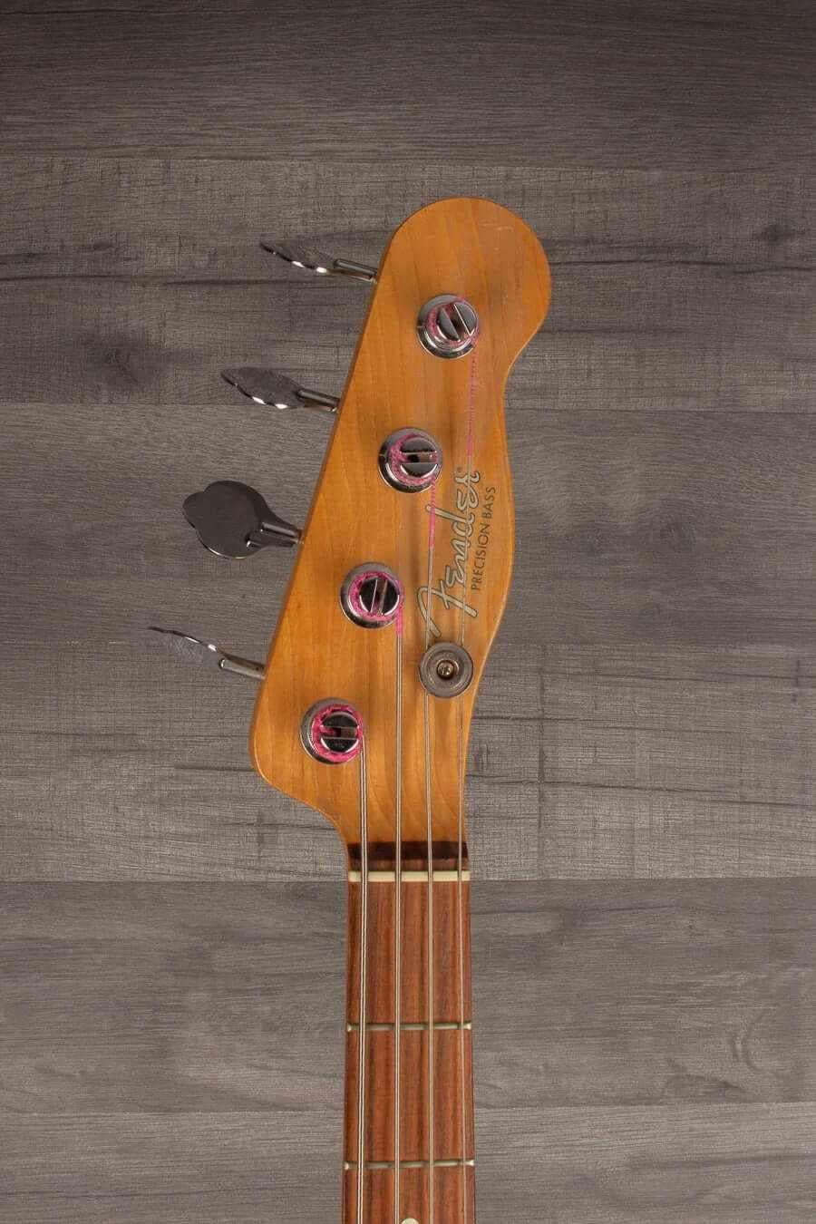 USED - Fender Mike Dirnt Artist Series Signature Precision Bass Guitar - Blonde - 2004