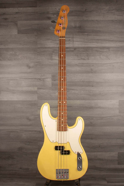 USED - Fender Mike Dirnt Artist Series Signature Precision Bass Guitar - Blonde - 2004