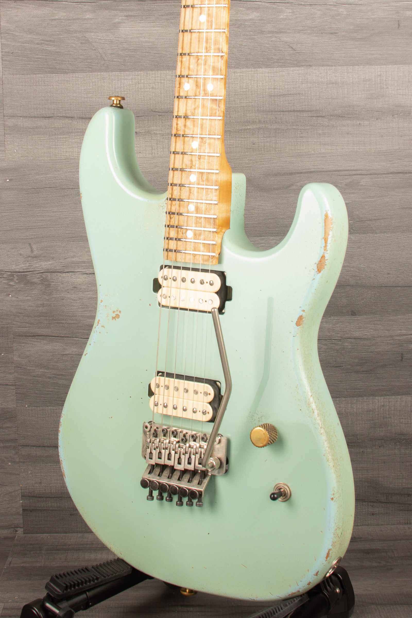 USED - Luxxtone Custom Shop Ltd - El Macete, Floyd,  Sonic Blue - MusicStreet