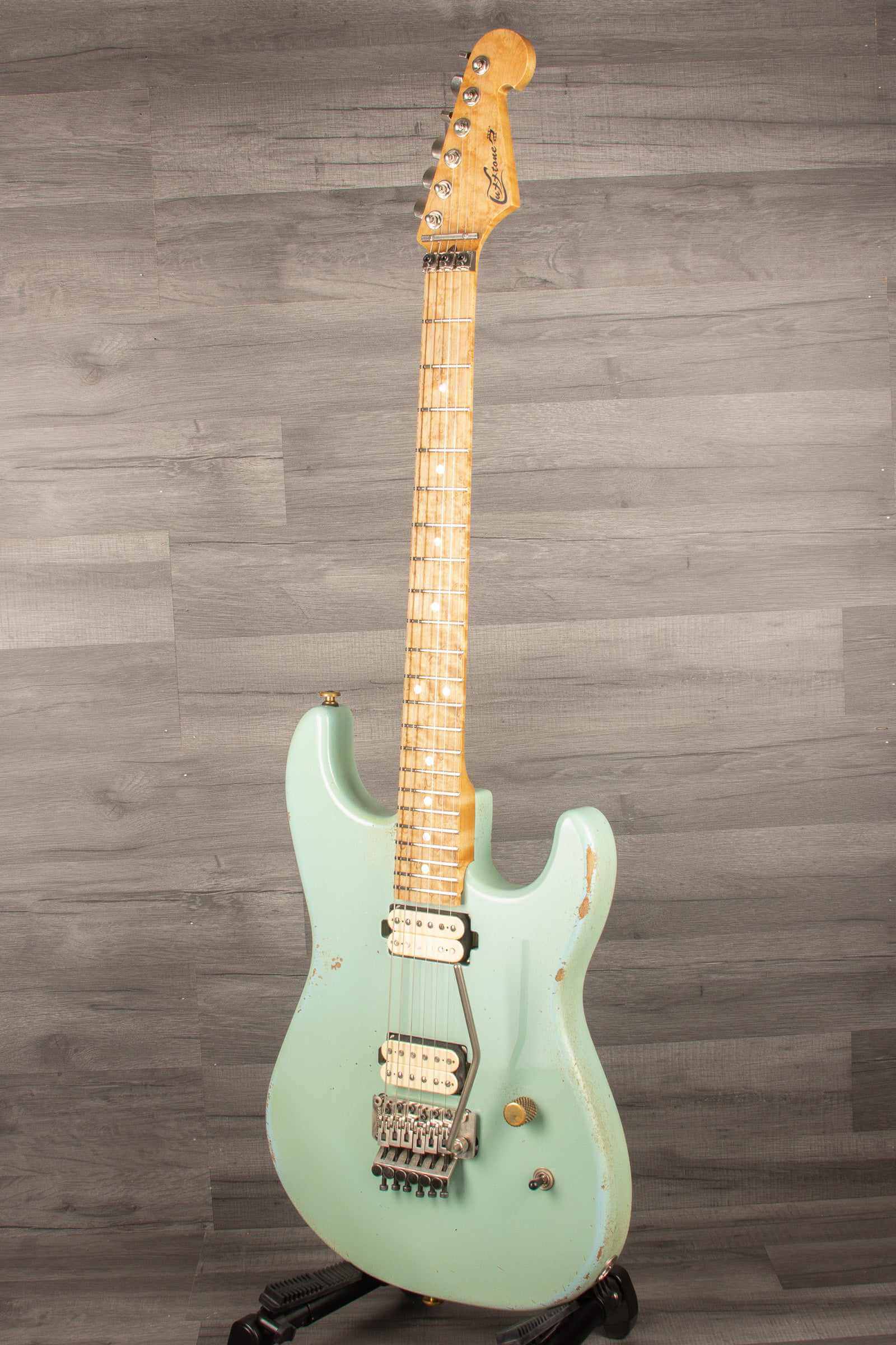 USED - Luxxtone Custom Shop Ltd - El Macete, Floyd,  Sonic Blue - MusicStreet