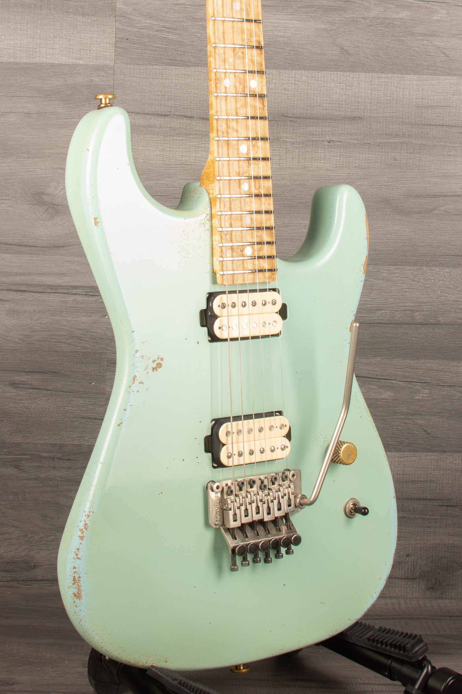USED - Luxxtone Custom Shop Ltd - El Macete, Floyd, Sonic Blue