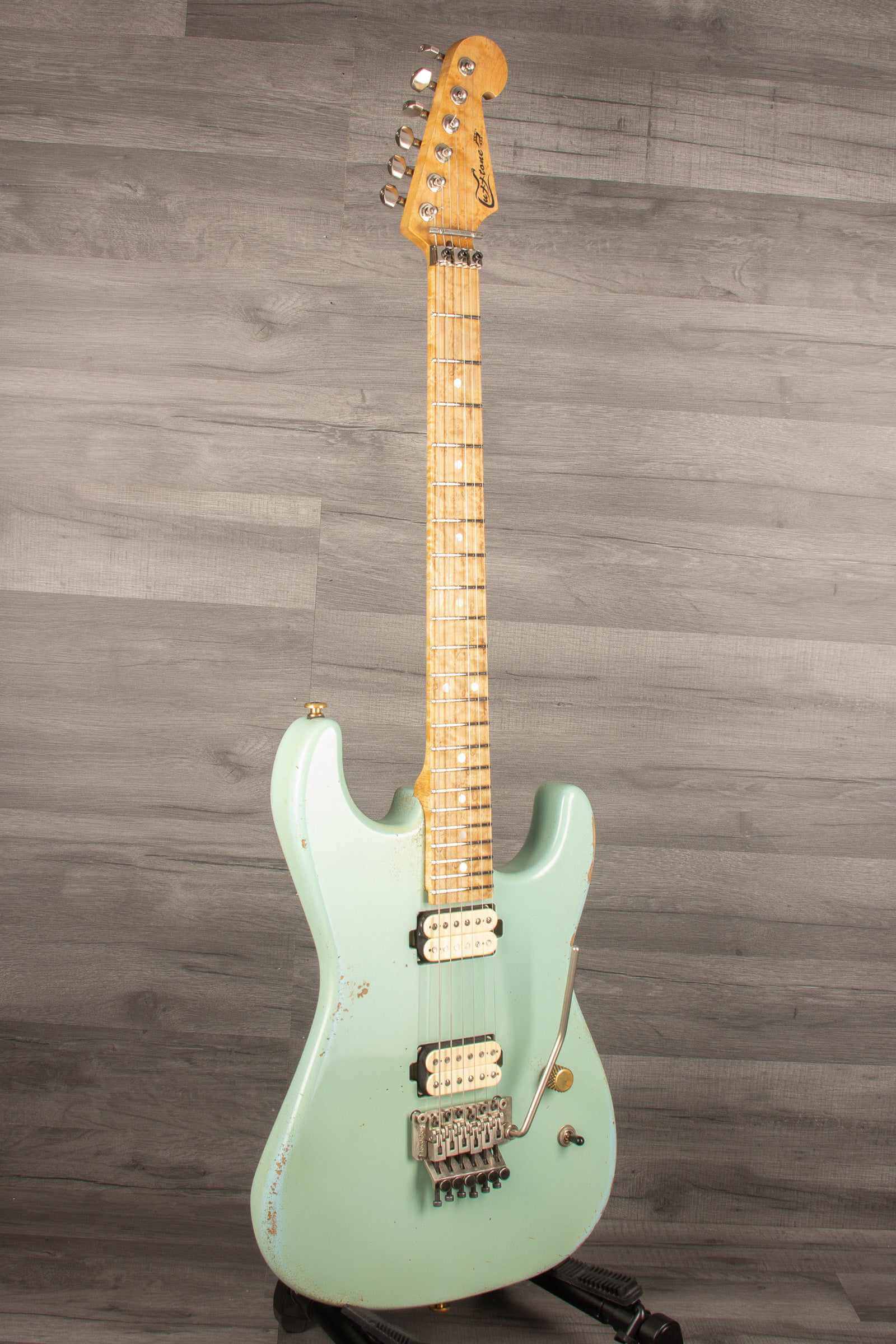 USED - Luxxtone Custom Shop Ltd - El Macete, Floyd,  Sonic Blue - MusicStreet