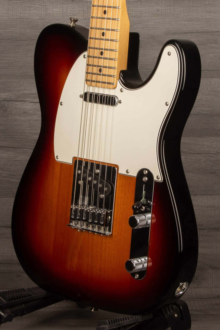 USED Fender Players Series Telecaster Sunburst Maple Neck