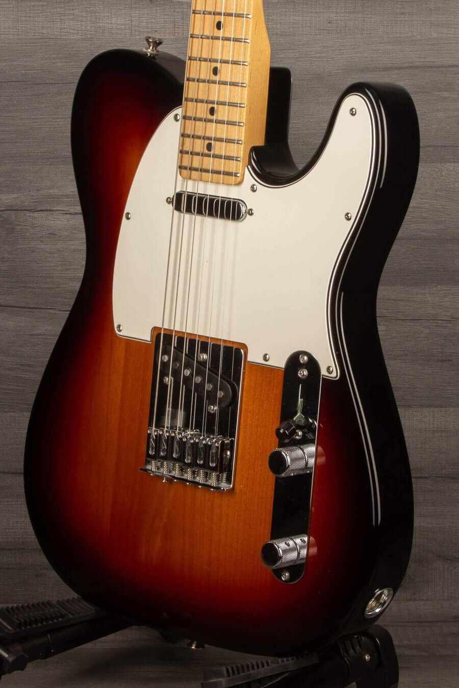 USED Fender Players Series Telecaster Sunburst Maple Neck