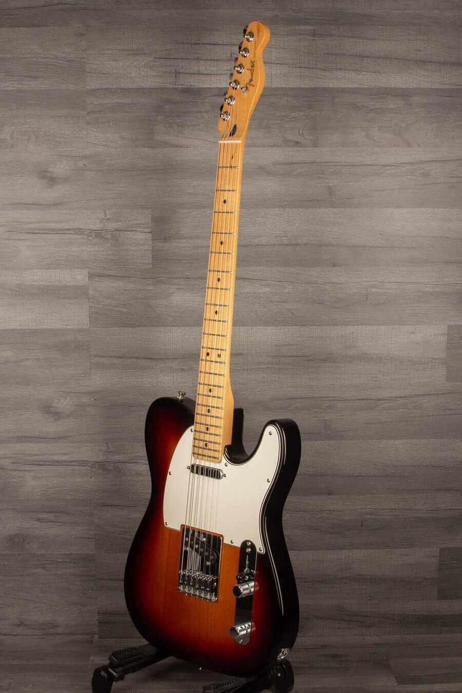 USED Fender Players Series Telecaster Sunburst Maple Neck