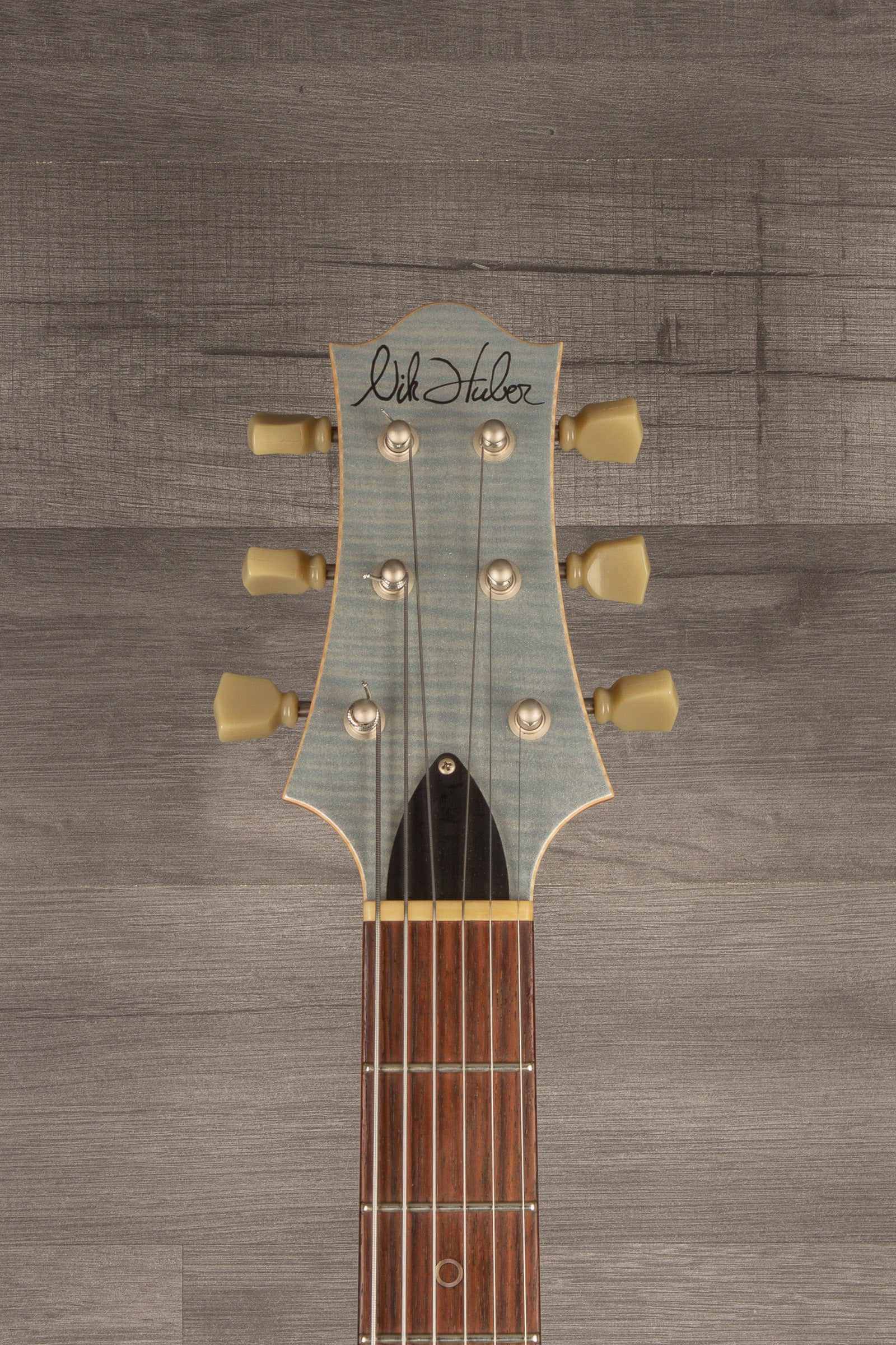 USED - Nik Huber Surfmeister Custom with Bigsby, Worn Iced Blue