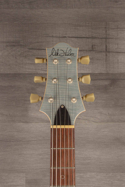 USED - Nik Huber Surfmeister Custom with Bigsby, Worn Iced Blue