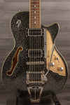 USED - Duesenberg Starplayer Tv In Black Sparkle With Hard Case - MusicStreet