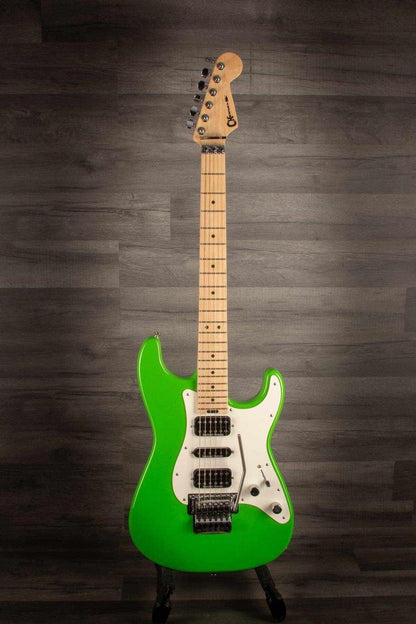 USED - Charvel Pro-Mod So-Cal Style 1 HSH FR M, Maple Fingerboard, Slime Green