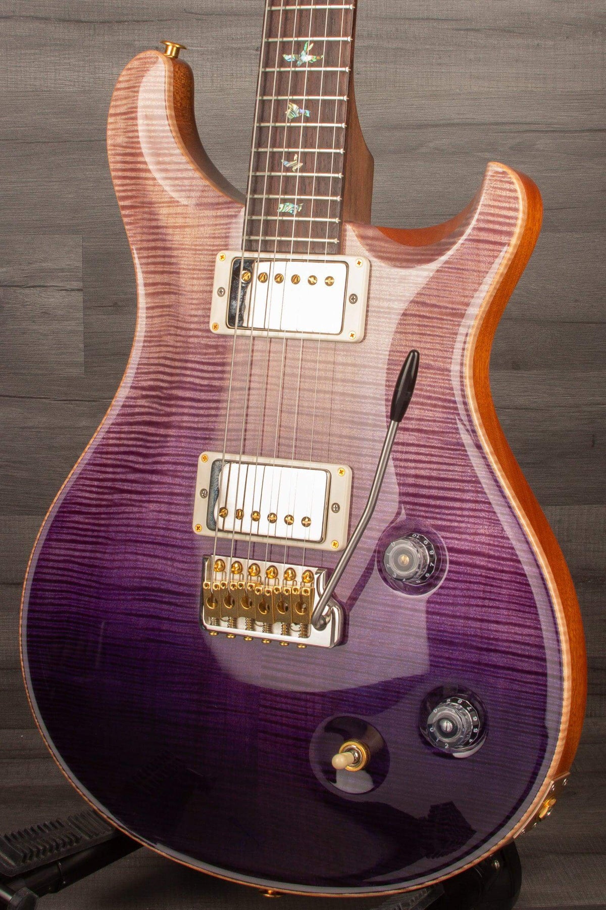 USED - PRS Wood Library Custom 22 'Machinehead' Purple Fade - solid Rosewood neck