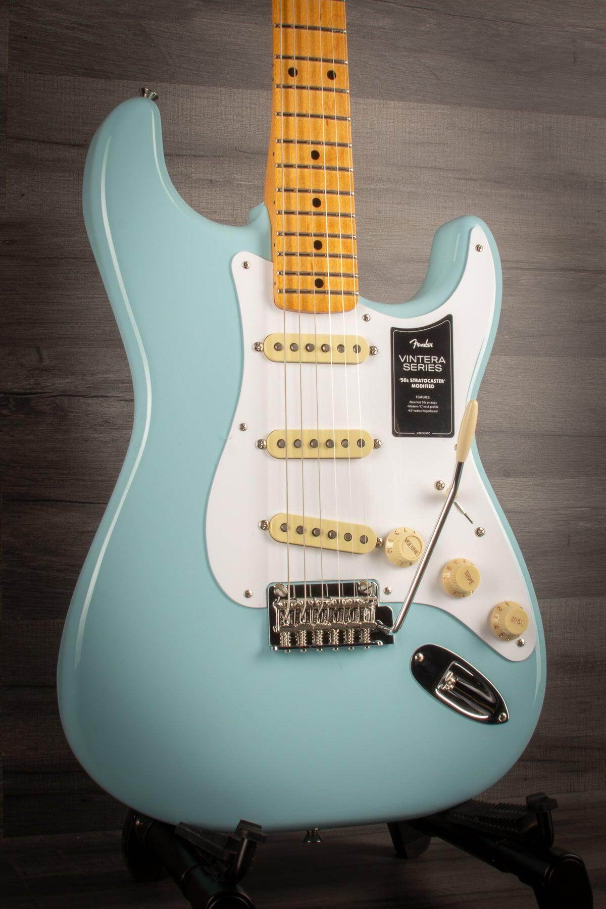 Fender Vintera 50s Stratocaster Modified Daphne Blue - MusicStreet