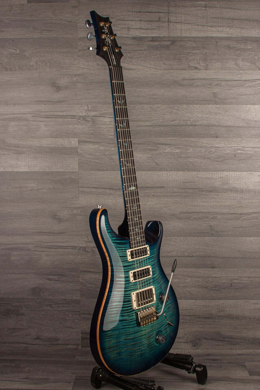 PRS - Wood Library Studio Electric Guitar - Cobalt Blue #0355416