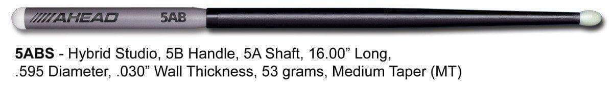 Ahead Hybrid Studio Drumsticks (Mt)