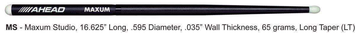 Ahead Maxum Studio Drumsticks (Lt)