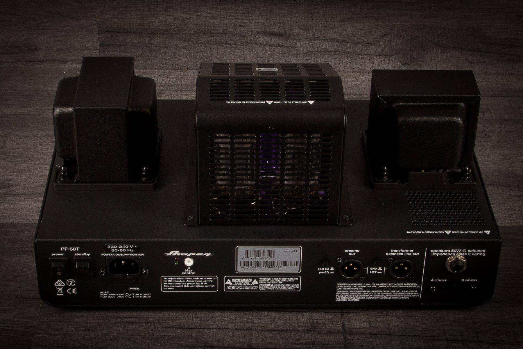 Ampeg Amplifier Ex Demo - Ampeg PF-50T Bass Head