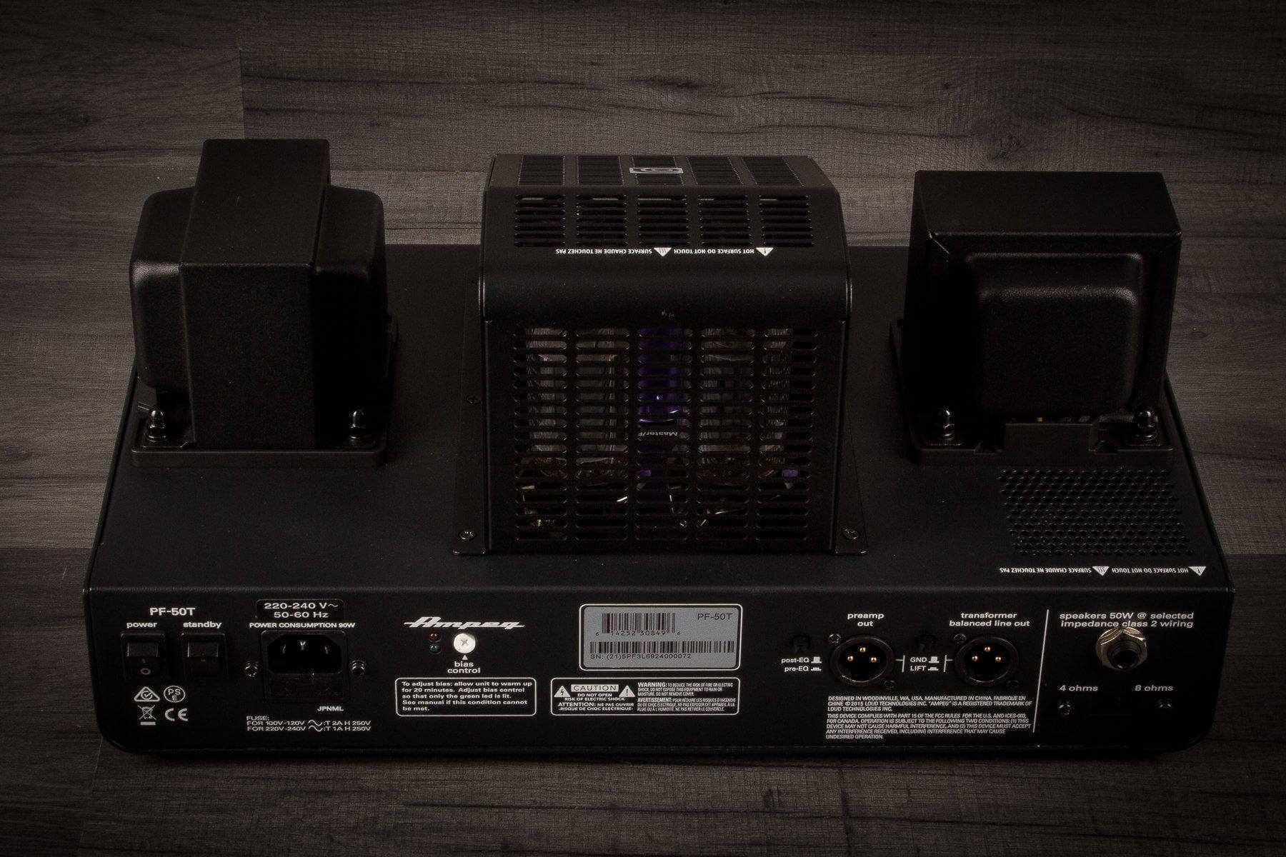 Ex Demo - Ampeg PF-50T Bass Head