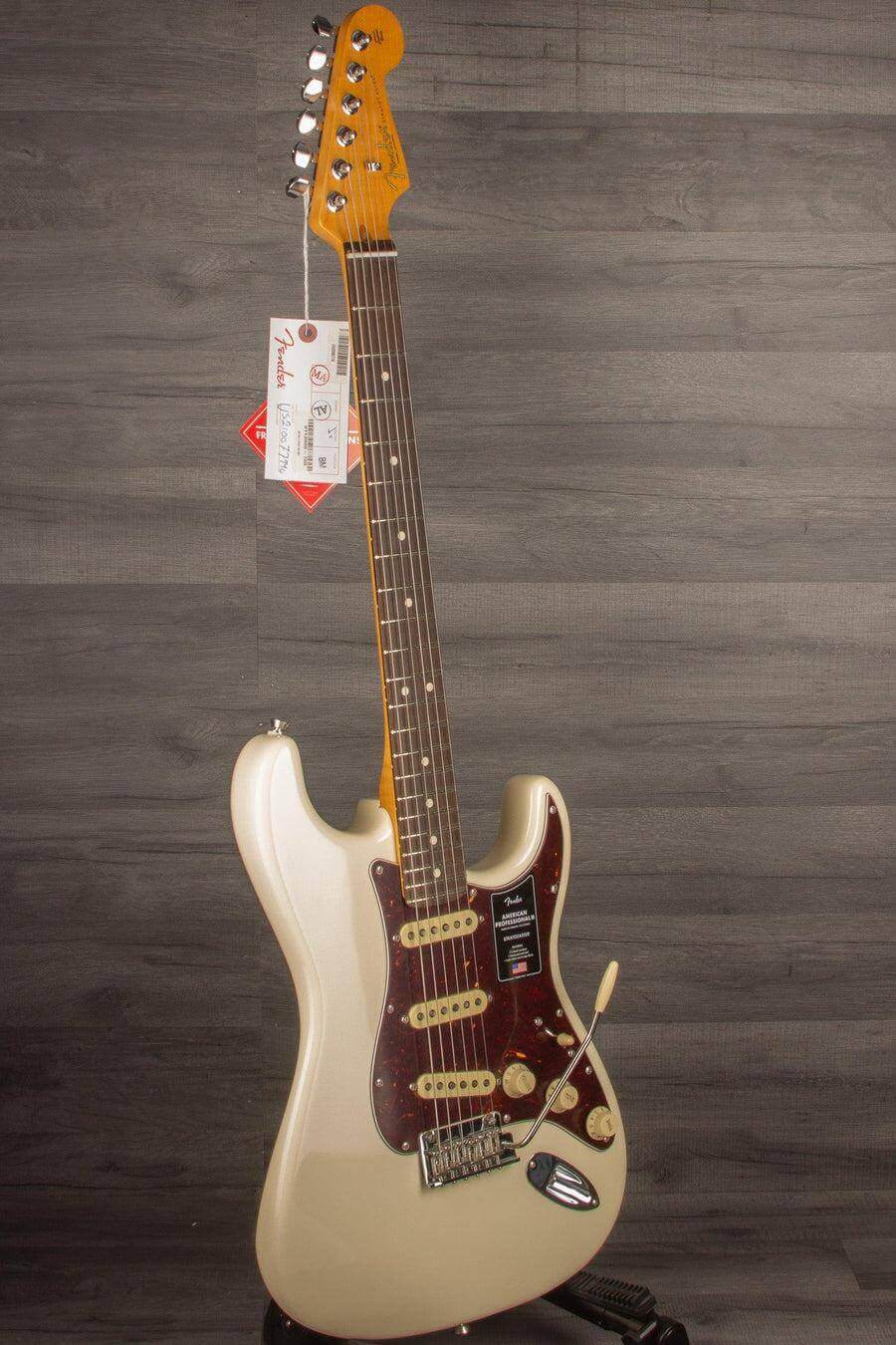 USED - Fender American Professional II Stratocaster Olympic White Rosewood