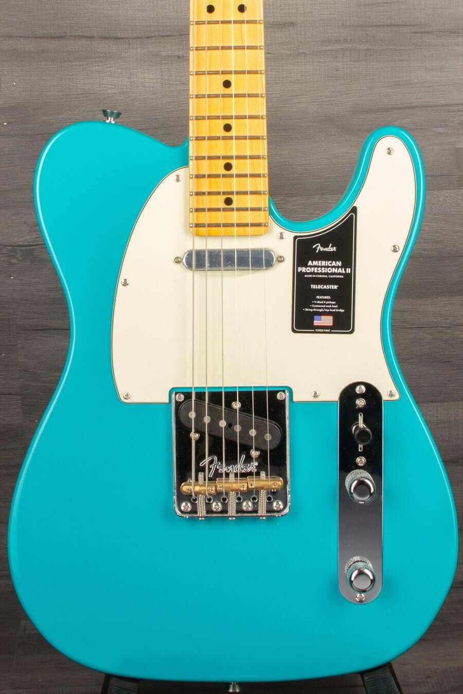 Fender American Professional II Telecaster - Miami Blue, maple neck