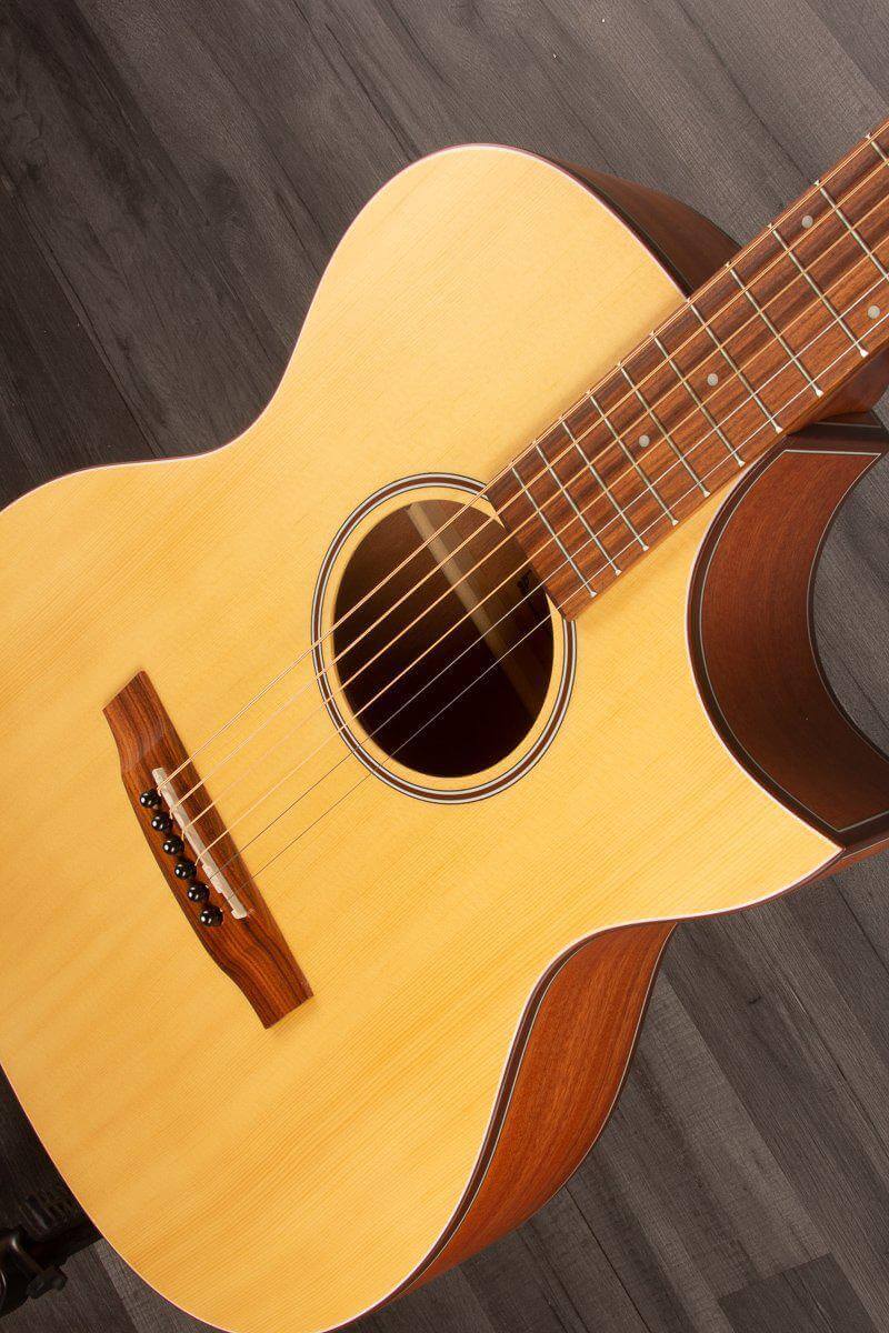 Aria Acoustic Guitar Aria 101CE MTN Electro-Cutaway Acoustic Guitar Natural