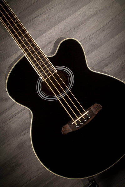 Aria Feb-30M Black Acoustic - Bass Guitar