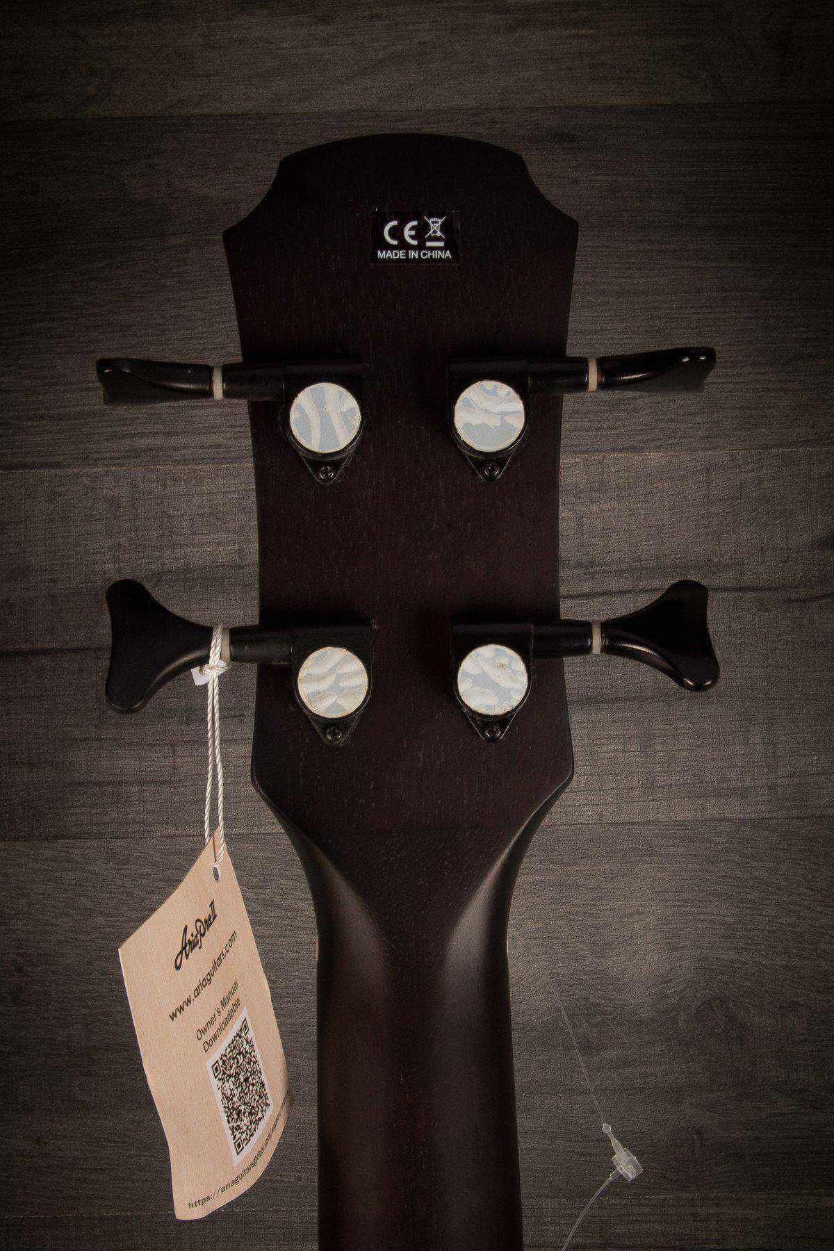 Aria FEB - F2/FL STBK Fretless Electro - Acoustic Bass Guitar
