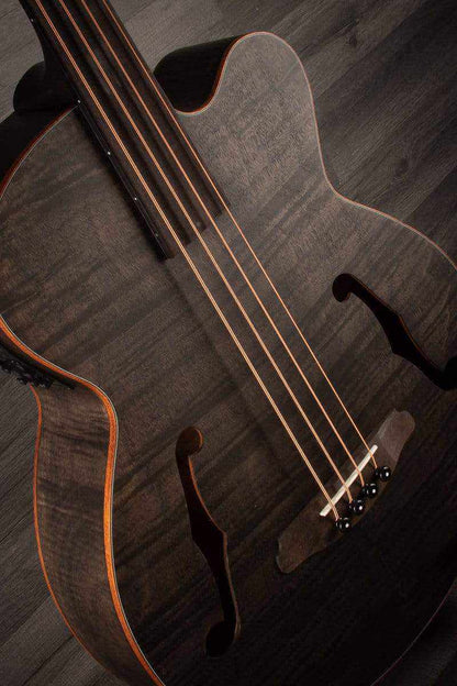 Aria FEB - F2/FL STBK Fretless Electro - Acoustic Bass Guitar